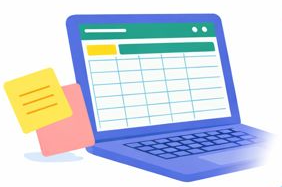 Set up the job in Sheets illustration